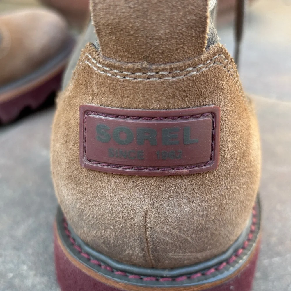 Sorel Men's Brown‎ and Gray Leather Boots